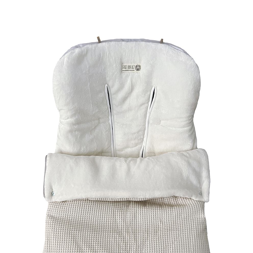 Saco silla paseo universal invierno. Sacos de silla de bebe lavable con  Ecopiel e interior 100% algodón. Quartz Vichy Ecopiel